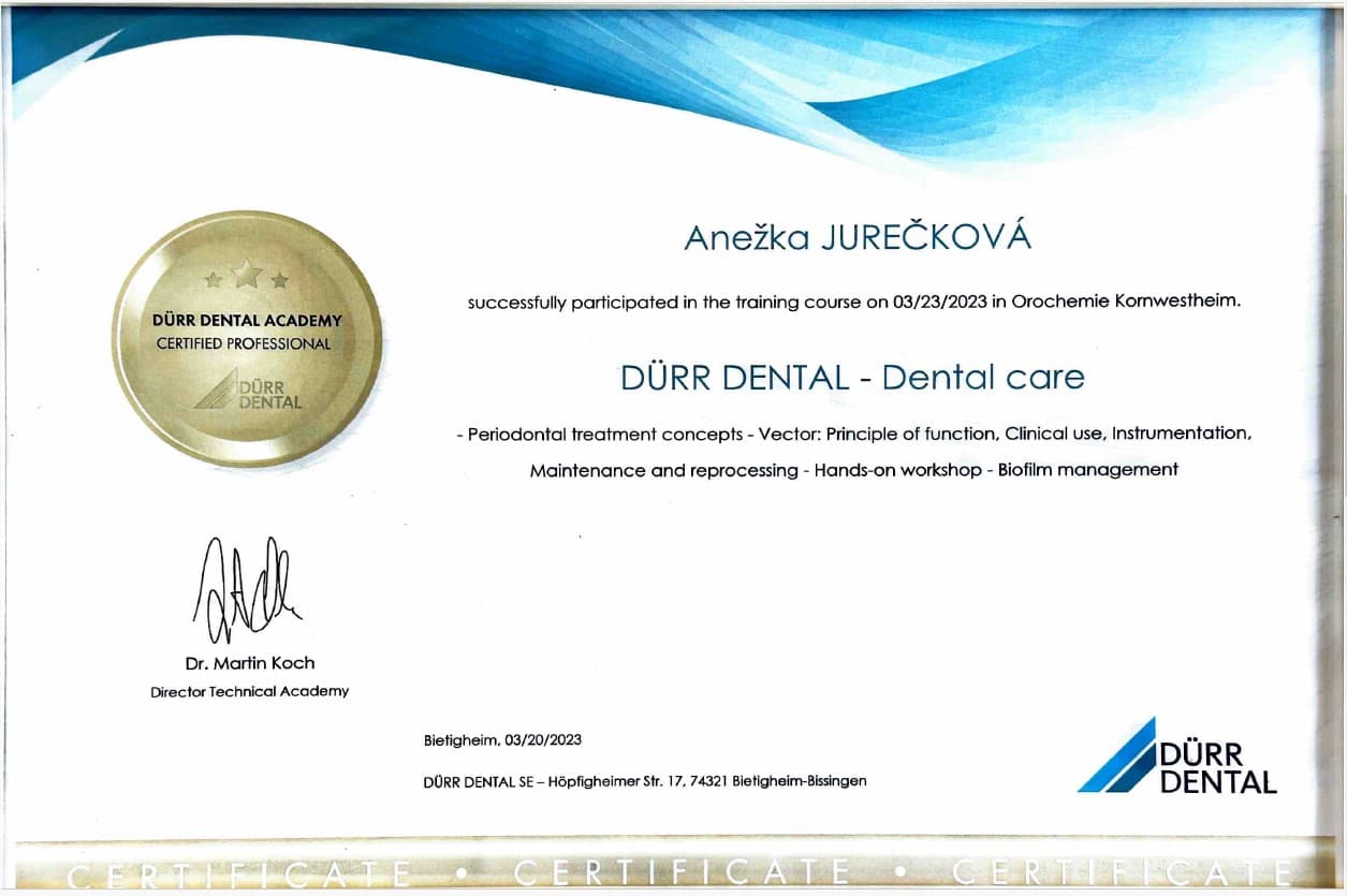 Dürr Dental Academy – Biofilm Management