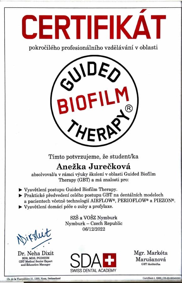 Guided Biofilm Therapy – Swiss Dental Academy