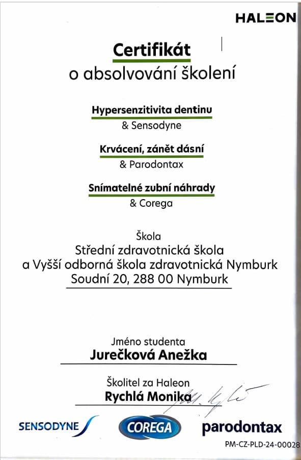 Haleon – Hypersenzitivita dentinu & Parodontax